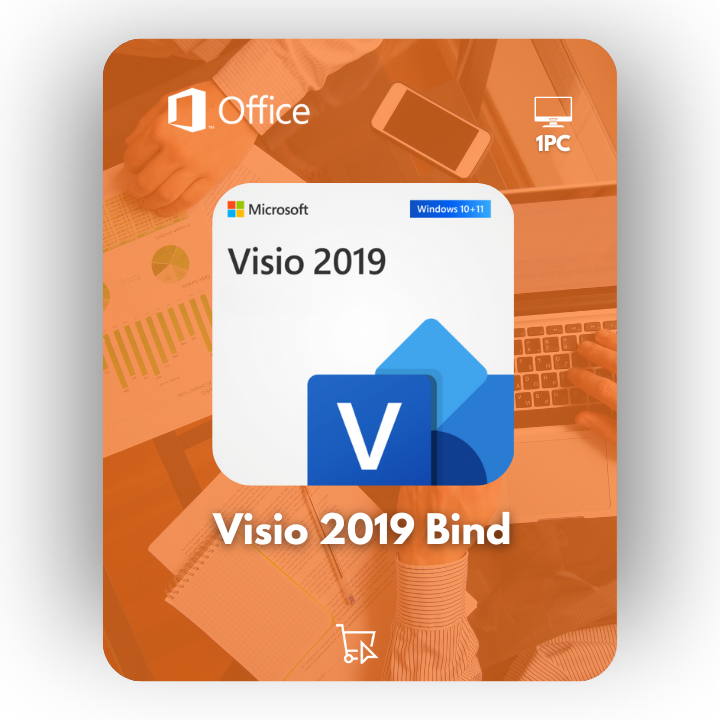 Microsoft Office Visio 2019 Bind - 1PC