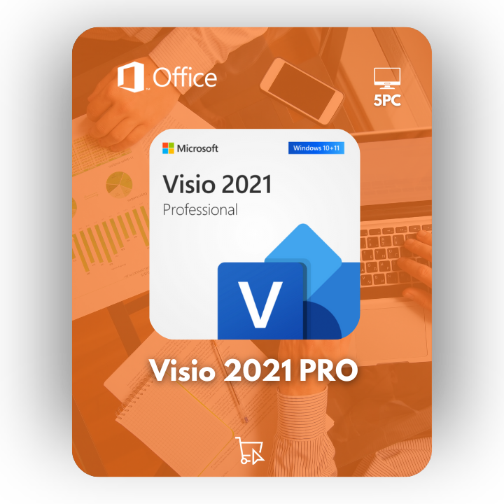 Microsoft Office Visio 2021 Pro - 5PC