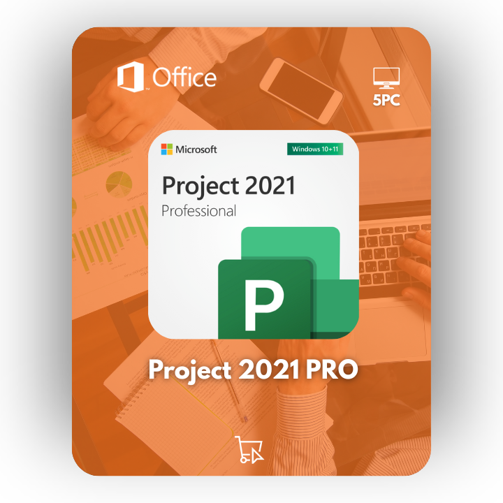 Microsoft Office Project 2021 Pro - 5PC
