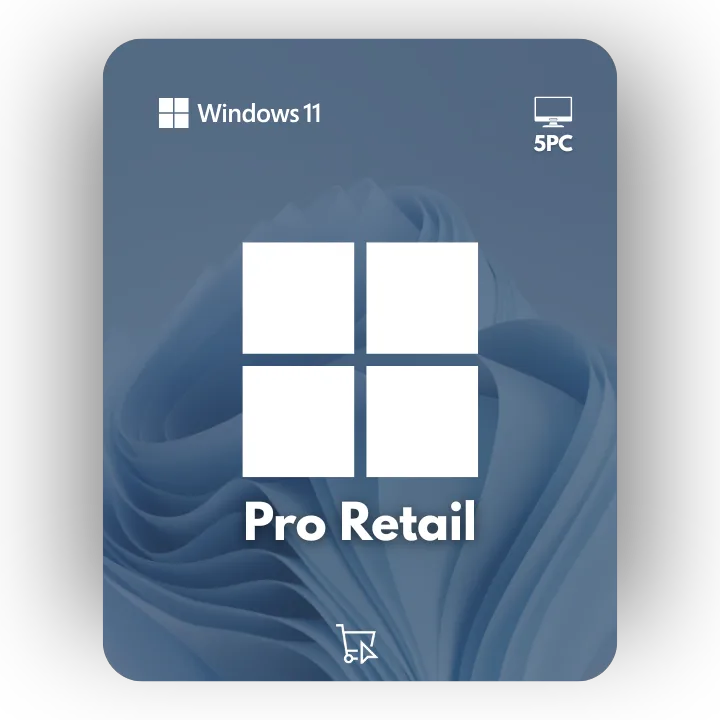 Home مفتاح تفعيل Windows 10/11 Pro Retail أصلي لـ 5 أجهزة