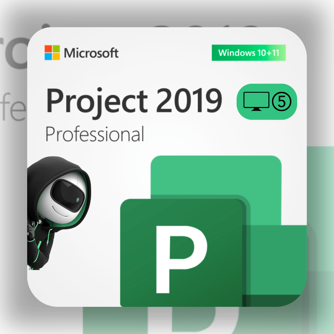 Microsoft Office Project 2019 Pro - 5PC