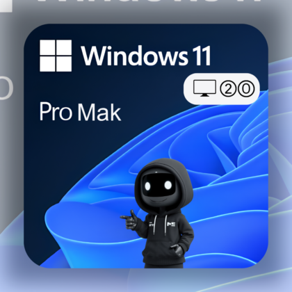 Home Windows 10/11 Pro Mak - تفعيل ويندوز 10 و 11 برو للشركات 20 جهاز